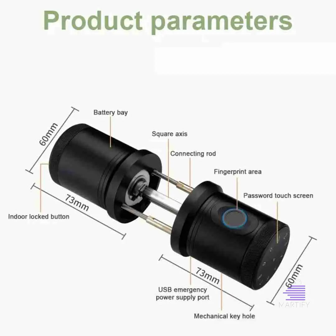 BluGuard SecureTouch: Smart Bluetooth Apartment Lock with Multi-Unlock Technology