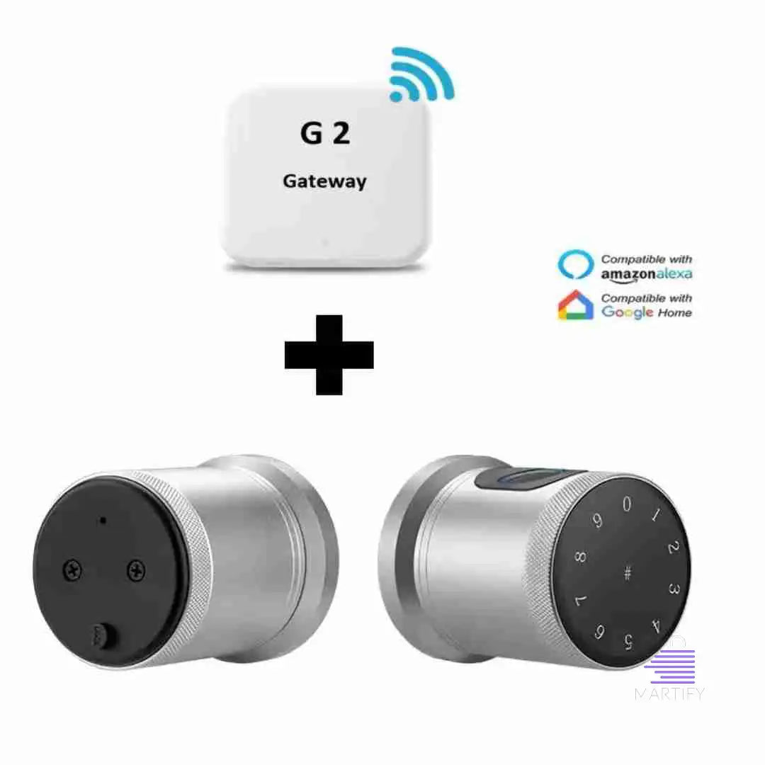 BluGuard SecureTouch: Smart Bluetooth Apartment Lock with Multi-Unlock Technology