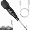 This image depicts a cordless screwdriver with a charger. The tool is designed for efficient and reliable use in various DIY projects it is EzTorque 360: The Ultimate Cordless ScrewMaster from Martify