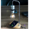 MagnaGlow Levitating LED Desk Lamp with Optional Wireless Charging