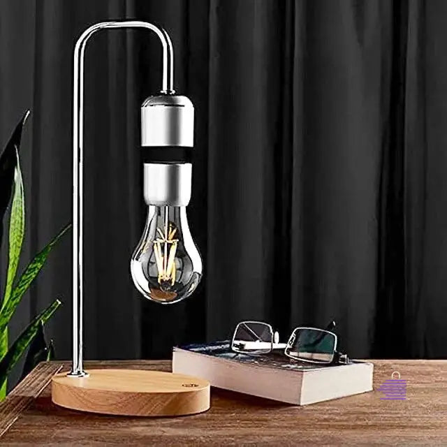 MagnaGlow Levitating LED Desk Lamp with Optional Wireless Charging