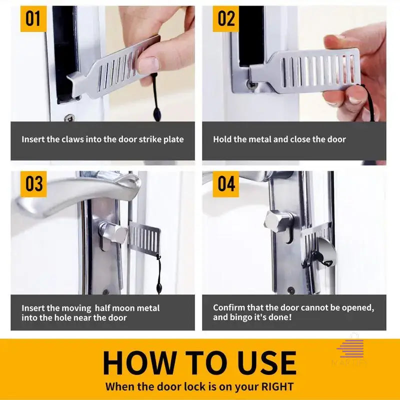 How to use a Martify SlideSecure lock.
